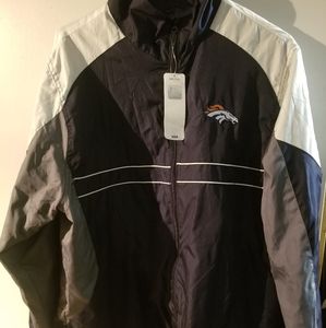 MEN'S SI DENVER BRONCOS WINDBREAKER JACKET SZ.L